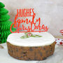 Personalised Christmas Cake Topper, thumbnail 1 of 3