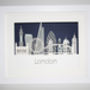 Paper Cut London Skyline Picture, thumbnail 8 of 8