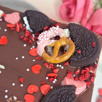 Be Mine Personalised Brownie Slab, 2 of 5