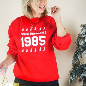 Personalised Year Christmas Jumper Sweatshirt, 2 of 6