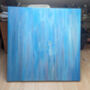 Out Of The Blue, A Blue Abstract Deer Painting, thumbnail 2 of 8