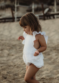 White Lillie Romper, 3 of 4