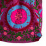 Embroidered Suzani Bag In Purple, thumbnail 10 of 12