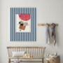 Babar The Elephant Ballon Blue Nursery Art Print, thumbnail 3 of 3