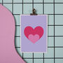 Love Shout Heart Print/Poster, thumbnail 3 of 3