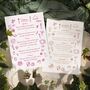 Wedding Doodles Menu Card, thumbnail 9 of 9