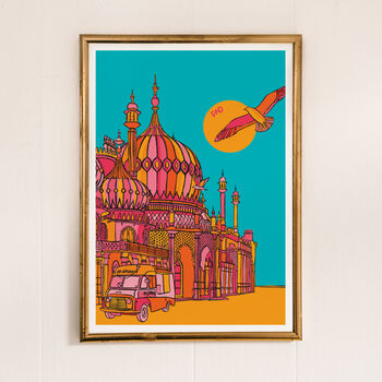 Brighton Pavilion Pride Art Print, 2 of 3