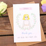 Flower Girl Personalised Thank You Or Will You Be Card, thumbnail 4 of 7