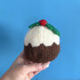 Christmas Pudding Knitting Pattern, thumbnail 3 of 3