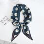 Floral Daisy Silk Scarf, thumbnail 1 of 4