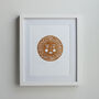 'Autumn Sunshine' Handmade Papercut Artwork, thumbnail 2 of 5