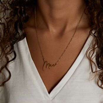Personalised Name And Gemstone Necklace, 4 of 6