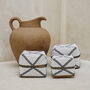 Capri Black And White Decorative Square Storage Boxes, thumbnail 1 of 3