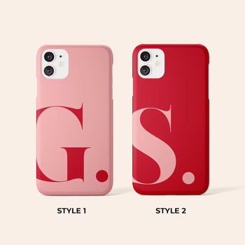 Red And Pink Personalised Phone Case, 3 of 9