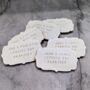 Personalised Plaque Wedding Gift Biscuits, thumbnail 4 of 5