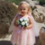 Athena In Blush Party Or Flower Girl Dress, thumbnail 3 of 8