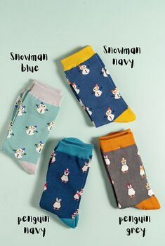 Men’s Christmas Bamboo Socks, 3 of 5