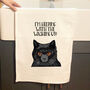 Personalised Cat Tea Towel, thumbnail 1 of 11