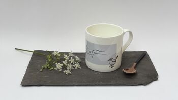 Wren Song Bone China Mug, 2 of 9