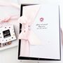 Bedazzled Crystal Personalised Boxed Engagement Card, thumbnail 1 of 6