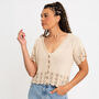Lacy Top Knitting Kit, thumbnail 1 of 10