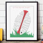 Personalised Rugby Print, thumbnail 1 of 3