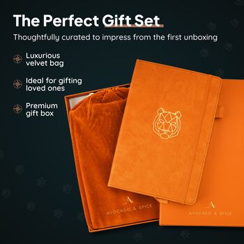 Orange Tiger A5 Journal With Strap, Bookmark And Pen Holder, 4 of 7
