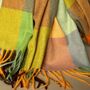 Super Soft Colour Block Scarf In Autumn Colours, thumbnail 4 of 5