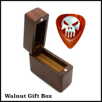 Punisher Burma Padauk Guitar Pick In A Gift Box, 6 of 7