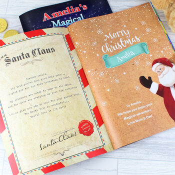 Personalised Magical Christmas Adventure Story Book – Stocking Filler, 2 of 11