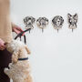 Personalised Wooden Dog Breed Lead Wall Hook, thumbnail 1 of 11