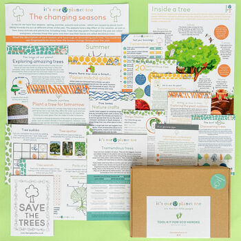 Children's Eco Activity Box: Tremendous Trees, 2 of 11