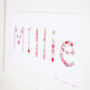 Personalised New Baby Name Print, thumbnail 3 of 9