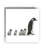 Penguin Family Waddle Greeting Card, thumbnail 1 of 4