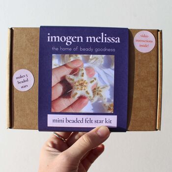 Make Beaded Felt Star Christmas Decorations, 12 of 12