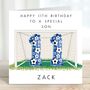 Personalised 11th Birthday Football Card, thumbnail 1 of 2