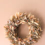 Dried Flower Wreath With Statice, thumbnail 2 of 5