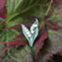 Hand Painted Lily Of The Valley Lapel Pin, thumbnail 2 of 4