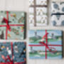 Christmas Tropical Birds Wrapping Paper, thumbnail 2 of 8