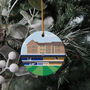 Any Football Stadium Illustrated Christmas Decoration, thumbnail 9 of 10