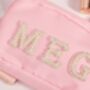Personalised Cosmetic Make Up Bags With Pearl Letters, thumbnail 7 of 12