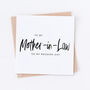 Father In Law Wedding Bridal Card, thumbnail 3 of 5