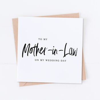 Father In Law Wedding Bridal Card, 3 of 5