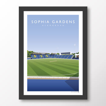 Sophia Gardens Glamorgan Cricket Poster, 7 of 7