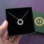 9ct Gold And Silver 50th Birthday Necklace, thumbnail 6 of 10