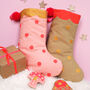Personalised Spotty Christmas Stocking, thumbnail 4 of 10