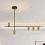 Modern Dimmable LED Island Dining Lighting, thumbnail 4 of 6