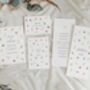 Flora Wedding Invitations, thumbnail 4 of 4