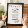 Personalised 50th Birthday Gift Print Special Poem, thumbnail 5 of 11