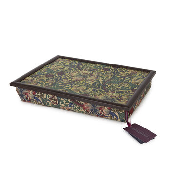 William Morris Golden Lily Lap Tray With Wool Base, 2 of 7